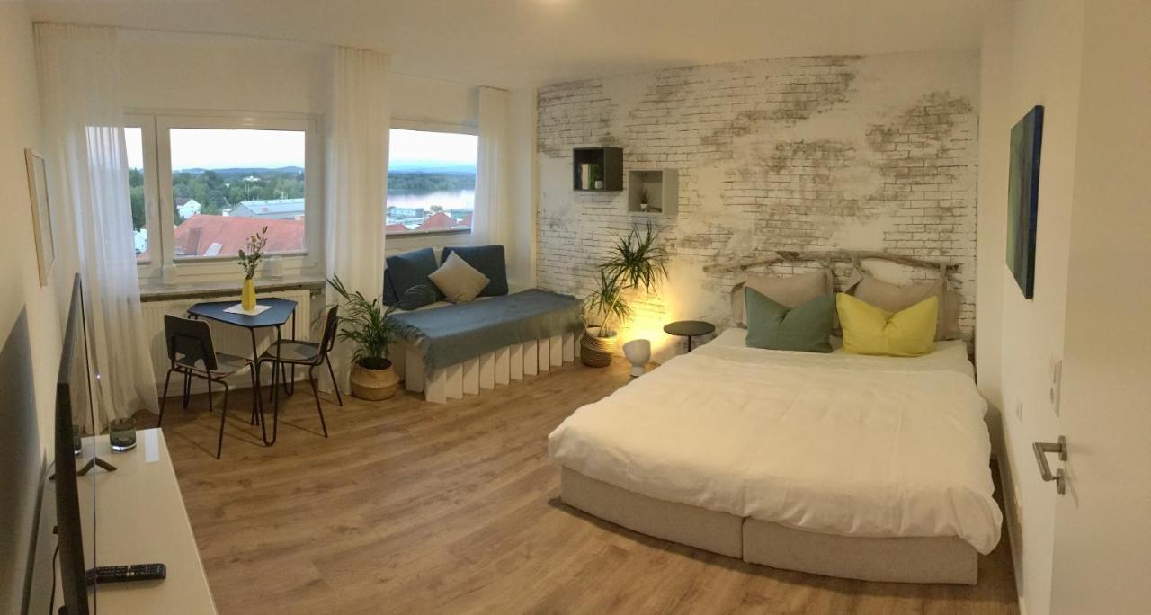 Liebevoll Renoviertes Apartment Mit Panoramablick Friedrichshafen Kültér fotó