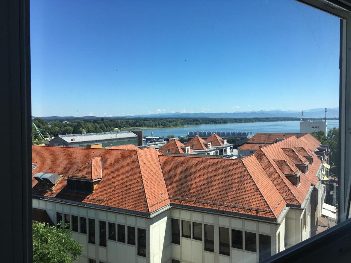 Liebevoll Renoviertes Apartment Mit Panoramablick Friedrichshafen Kültér fotó